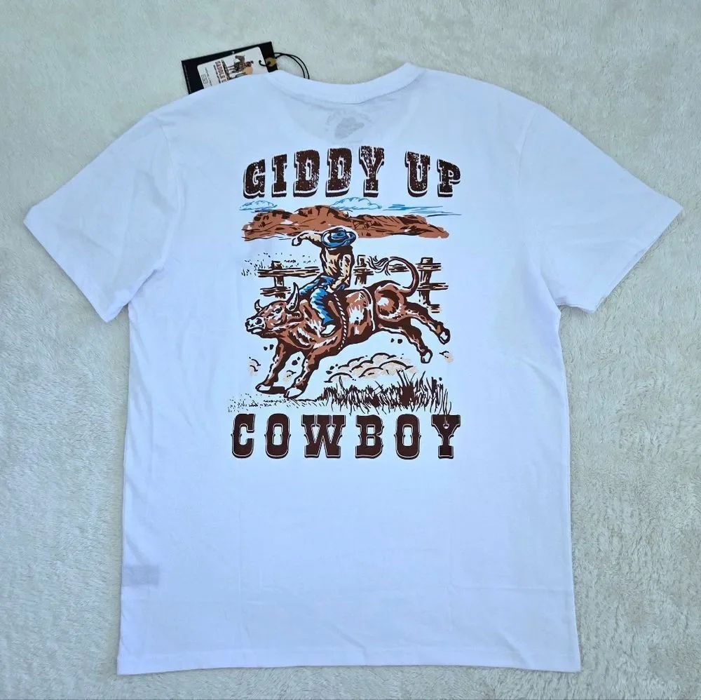 Nickel & Iron "Giddy Up Cowboy"🤠 Graphic Tee👕 - NWT